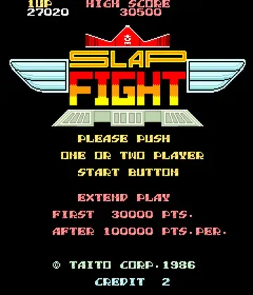 Slap Fight (English bootleg)-MAME 2003